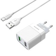 Borofone BA39A wall charger with TypeC cable